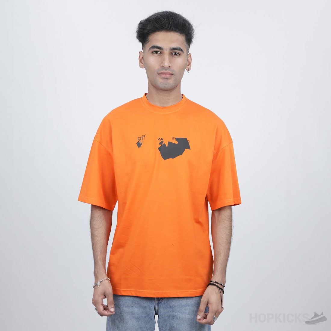 Nike x off white t shirt orange deals